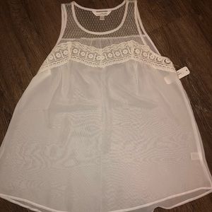 charming Charlie Mesh tank top